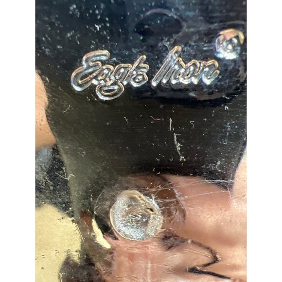 Vintage Harley Davidson Live To Ride Silver Eagle Air Cleaner Insert Trim - Picture 4 of 4